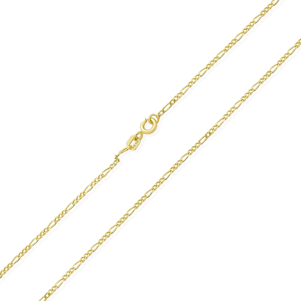 Sterling Silver Gold Plated Large Link Necklace 24 to 36. Sterling Silver Gold Plated Large Link Necklace 24 to 36.